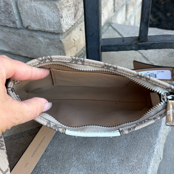 NWT MICHAEL MICHAEL KORS MONOGRAM BELT CROSSBODY BAG LG/XL NEW - Picture 14 of 14